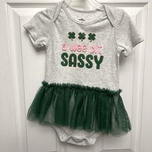St. Patrick’s Day Tutu Onesie 24m